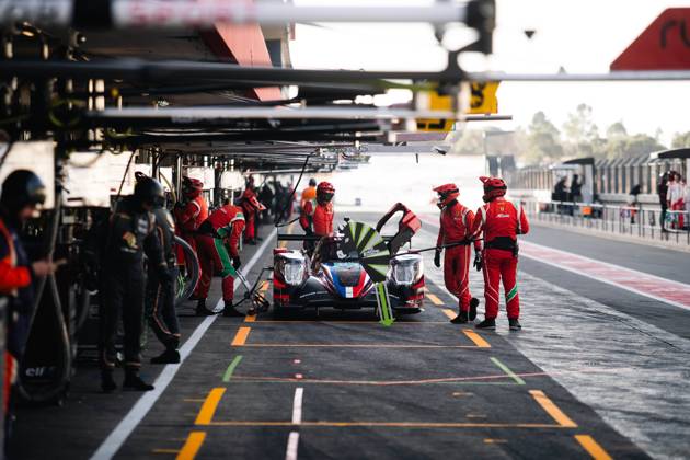 AUTO - ELMS - 4 HOURS OF PORTIMAO 2025 83 PERRODO Francois (fra),Matthieu VAXIVIERE (FRA), ROVERA Alessio (ita), AF Corse, Oreca 07, LMP2 Pro-Am, pitlane, during the 4 Hours of Portimao, 6th round of the 2025 European Le Mans Series on the Autodromo Internacional do Algarve from October 16 to 18, 2025 in Portimao, Portugal - Copyright: xJoaoxFilipex