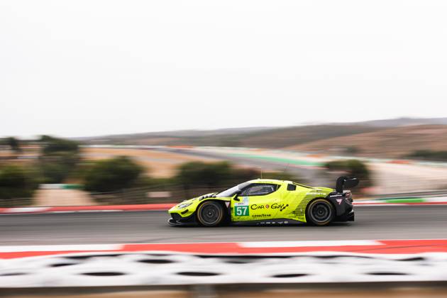 AUTO - ELMS - 4 HOURS OF PORTIMAO 2025 57 KIMURA Takeshi (jpn), SERRA Daniel (bra), TUCK Ben (grr), Kessel Racing, Ferrari 296 GT3, LMGT3, action during the 4 Hours of Portimao, 6th round of the 2025 European Le Mans Series on the Autodromo Internacional do Algarve from October 16 to 18, 2025 in Portimao, Portugal -  Copyright: xJoaoxFilipex