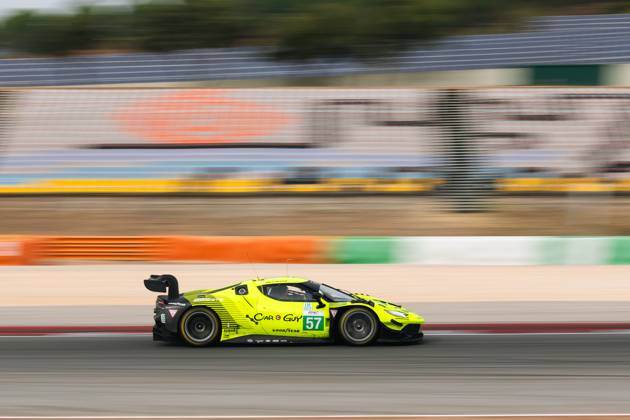 AUTO - ELMS - 4 HOURS OF PORTIMAO 2025 57 KIMURA Takeshi (jpn), SERRA Daniel (bra), TUCK Ben (grr), Kessel Racing, Ferrari 296 GT3, LMGT3, action during the 4 Hours of Portimao, 6th round of the 2025 European Le Mans Series on the Autodromo Internacional do Algarve from October 16 to 18, 2025 in Portimao, Portugal -  Copyright: xJoaoxFilipex