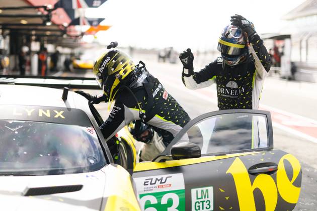 AUTO - ELMS - 4 HOURS OF PORTIMAO 2025 BERRY Martin (sgp), Iron Lynx, Mercedes-AMG GT3 Evo, LMGT3, portrait HANAFIN Lorcan (gbr), Iron Lynx, Mercedes-AMG GT3 Evo, LMGT3, portrait during the 4 Hours of Portimao, 6th round of the 2025 European Le Mans Series on the Autodromo Internacional do Algarve from October 16 to 18, 2025 in Portimao, Portugal - Copyright: xJoaoxFilipex