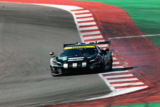 AUTO - ELMS - 4 HOURS OF PORTIMAO 2025 55 CAMERON Duncan (gbr), GRIFFIN Matt (irl), PEREL David (zaf), Spirit of Race, Ferrari 296 GT3, LMGT3, action during the 4 Hours of Portimao, 6th round of the 2025 European Le Mans Series on the Autodromo Internacional do Algarve from October 16 to 18, 2025 in Portimao, Portugal -  Copyright: xJoaoxFilipex