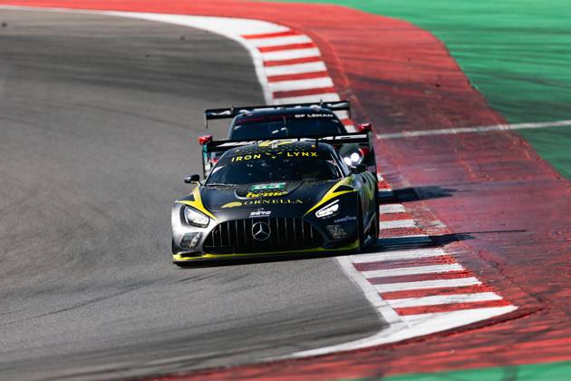 AUTO - ELMS - 4 HOURS OF PORTIMAO 2025 63 BERRY Martin (sgp), HANAFIN Lorcan (gbr), SCHILLER Fabian (gbr), Iron Lynx, Mercedes-AMG GT3 Evo, LMGT3, action during the 4 Hours of Portimao, 6th round of the 2025 European Le Mans Series on the Autodromo Internacional do Algarve from October 16 to 18, 2025 in Portimao, Portugal - Copyright: xJoaoxFilipex