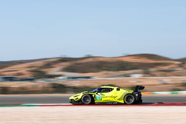 AUTO - ELMS - 4 HOURS OF PORTIMAO 2025 57 KIMURA Takeshi (jpn), SERRA Daniel (bra), TUCK Ben (grr), Kessel Racing, Ferrari 296 GT3, LMGT3, action during the 4 Hours of Portimao, 6th round of the 2025 European Le Mans Series on the Autodromo Internacional do Algarve from October 16 to 18, 2025 in Portimao, Portugal -  Copyright: xJoaoxFilipex