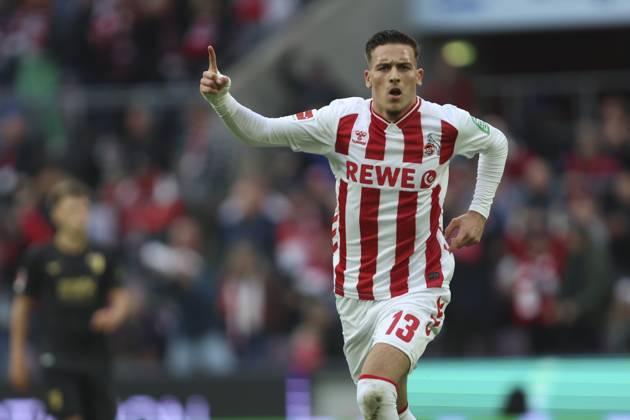Said El Mala (1. FC Koeln) Torjubel, jubelt nach seinem Treffer zum 1:1 waehrend des spiels der Bundesliga zwischen 1. FC Köln und FC Augsburg, RheinEnergieSTADION am 18. October 2025 in Köln, Deutschland. (Foto von Oliver Kaelke DeFodi Images) +++ Said El Mala (1. FC Koeln) celebrates after scoring his team s first goal during the Bundesliga match between 1. FC Köln and FC Augsburg at RheinEnergieSTADION on October 18, 2025 in Köln, Germany. (Photo by Oliver Kaelke DeFodi Images) DFL regulations prohibit any use of photographs as image sequences and or quasi-video. (Photo by Oliver Kaelke DeFodi Images) Said El Mala 1 FC Koeln Torjubel, jubilates after scoring his team s first goal during the Bundesliga match between 1 FC Köln and FC Augsburg, RheinEnergieSTADION on October 18, 2025 in Köln, Germany Photo by Oliver Kaelke DeFodi Images Said El Mala 1 FC Koeln celebrates after scoring his team s first goal during the Bundesliga match between 1 FC Köln and FC Augsburg at RheinEnergieSTADION on October 18, 2025 in Köln, Germany Photo by Oliver Kaelke DeFodi Images DFL regulations prohibit any use of photographs as image sequences and or quasi video Photo by Oliver Kaelke DeFodi Images