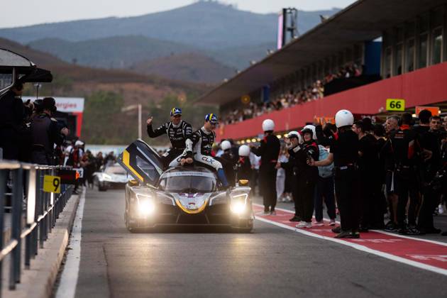 AUTO - ELMS - 4 HOURS OF PORTIMAO 2025 17 CLOSMENIL Adrien (fra), JENSEN Theodor (dnk), LANCHERE Paul (fra), CLX Motorsport, Ligier JS P325, LMP3, action winner celebration during the 4 Hours of Portimao, 6th round of the 2025 European Le Mans Series on the Autodromo Internacional do Algarve from October 16 to 18, 2025 in Portimao, Portugal -  Copyright: xJoaoxFilipex