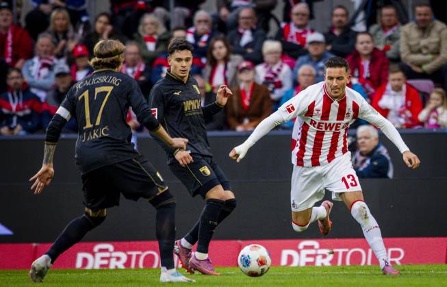 Cologne, Germany. 18th Oct 2025. . Said El Mala (Köln) 1. FC Köln - FC Augsburg 18.10.2025