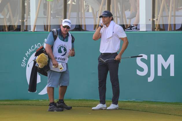 October 19, 2025, Macao, Macao Sar, China: Macau Open Golf , Final Round, Macau Golf and Country Club Coloane, Macao, China . Germanys Dominic Foos Wins the Macau Open Golf after a tiebreaker with Taiwans Wang, Foos in the final round ties with Wang on -17. Macao China - ZUMAr144 20251019_zap_r144_035 Copyright: xJaynexRussellx