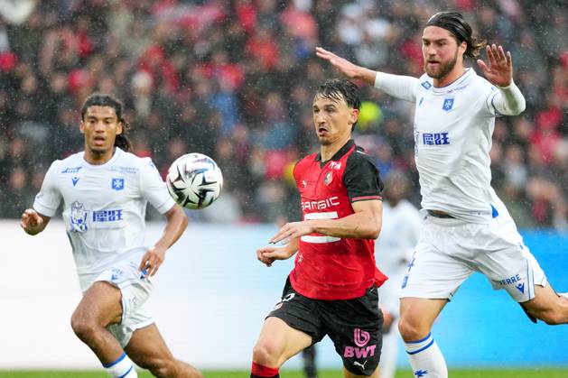Stade Rennais FC v AJ Auxerre - Ligue 1 McDonald s 2025 2026 09 Esteban LEPAUL (srfc) during the Ligue 1 McDonald s match between Rennes and Auxerre at Roazhon Park on October 19, 2025 in Rennes, France. Rennes France Copyright: xFEPx 776348165
