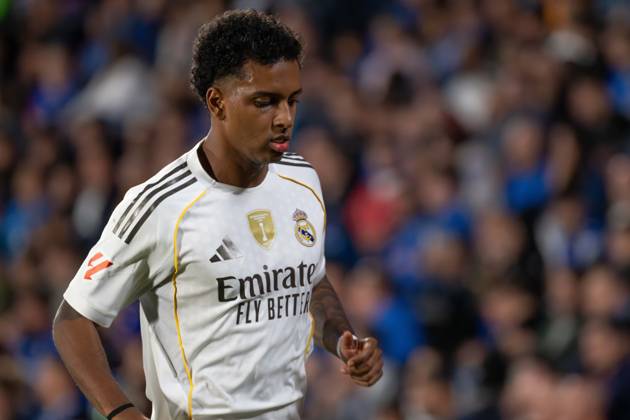 October 19, 2025, Madrid, Madrid, Spain: RODRYGO Goes of Real Madrid during the LaLiga EA Sports football match between Getafe CF and Real Madrid CF at ColiseumStadium in GetafeÃ‚ Madrid Spain - ZUMAd308 20251019_zsp_d308_027 Copyright: xJuanxCarlosxLucasx