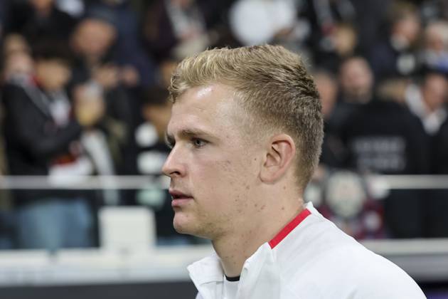 Jonathan Burkardt (Eintracht Frankfurt, 09) , Deutschland, UEFA Champions League, 3. Spieltag, 2025 2026, Eintracht Frankfurt vs. FC Liverpool, 22.10.2025, Frankfurt Stadion, Frankfurt, Deutschland Frankfurt Frankfurt Stadion Hessen Deutschland Copyright: xGrantxHubbsx