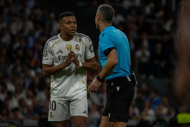 October 22, 2025, Madrid, Spain: Kylian Mbappà , Real Madrid in action during the UEFA Champions League match between Real Madrid and Juventus at the Santiago Bernabeu Stadium. Final score: Real Madrid 1 Juventus 0 Madrid Spain - ZUMAs197 20251022_aaa_s197_841 Copyright: xDavidxCanalesx