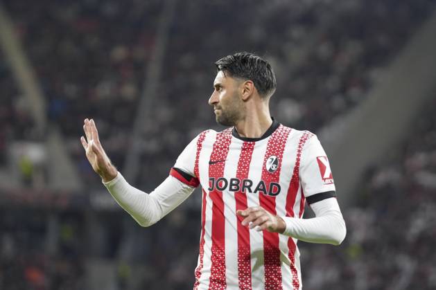 Vincenzo Grifo (SC Freiburg, 32) , Deutschland, Fussball, UEFA Europa League, 3.Spieltag, Ligaphase, 2025 2026, SC Freiburg vs. FC Utrecht, 23.10.2025, Europa-Park Stadion, Freiburg, Deutschland Freiburg Europa-Park Stadion Baden-Württemberg Deutschland Copyright: xArnexAmbergx