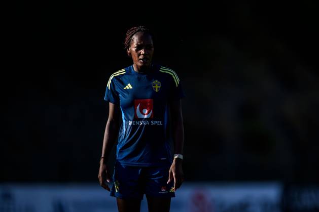 251025 Monica Jusu Bah of the Swedish women s national football team on October 25, 2025 in Benahavis. Photo: Ludvig Thunman BILDBYRAN kod LT LT0736 fotboll football soccer fotball träning practice training sverige sweden dam bbeng Copyright: LUDVIGxTHUNMAN BB251025LT042