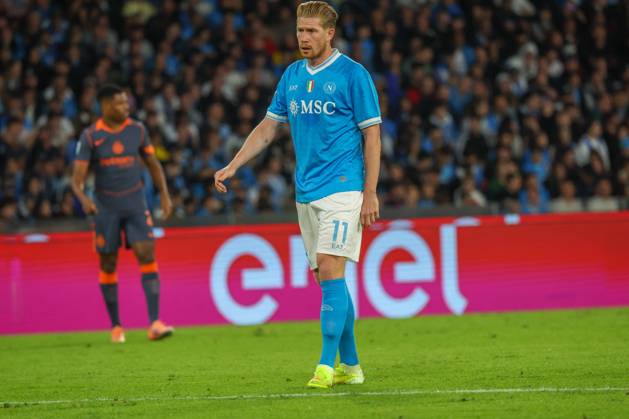 October 25, 2025, Napoli, Campania, ITALIA: Kevi De Bruyne of SSC Napoli During the 2025 26 Italian Serie A football match between SSC Napoli and Internazionale Milano at the Diego Armando Maradona Stadium in Naples on October 25, 2025...Pictured: Napoli ITALIA - ZUMAs236 20251025_aap_s236_030 Copyright: xFabioxSassox