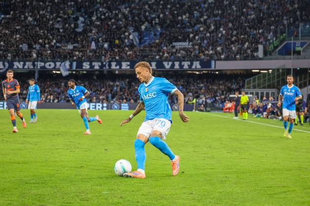 October 25, 2025, Napoli, Campania, ITALIA: Noa Lang of SSC Napoli During the 2025 26 Italian Serie A football match between SSC Napoli and Internazionale Milano at the Diego Armando Maradona Stadium in Naples on October 25, 2025...Pictured: Napoli ITALIA - ZUMAs236 20251025_aap_s236_135 Copyright: xFabioxSassox