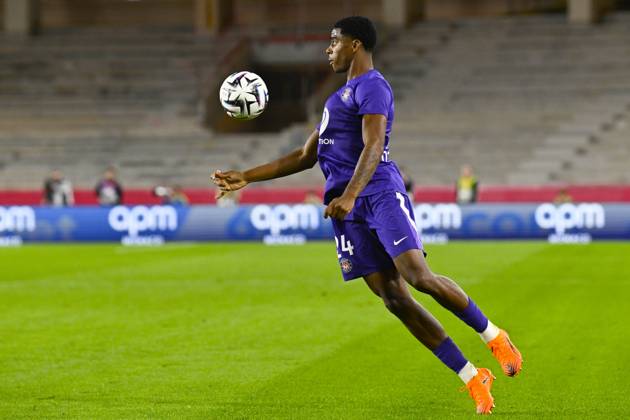 FOOTBALL : AS Monaco VS Toulouse FC - Ligue 1 McDonald s - 25 10 2025 Dayann Methalie (TFC) - Ligue 1 McDonald s match between AS Monaco and Toulouse FC on October 25, 2025 at the Louis II Stadium in Monaco. MonacoMonaco Copyright: xWilliamxCannarellax