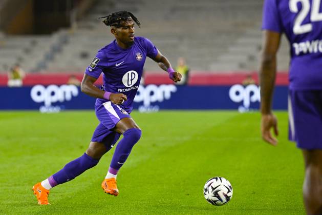 FOOTBALL : AS Monaco VS Toulouse FC - Ligue 1 McDonald s - 25 10 2025 Yann Gboho (TFC) - Ligue 1 McDonald s match between AS Monaco and Toulouse FC on October 25, 2025 at the Louis II Stadium in Monaco. MonacoMonaco Copyright: xWilliamxCannarellax