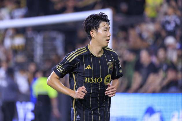 October 29, 2025, Los Angeles, California, USA: Son Heung-min 7 of the Los Angeles Football Club during Game1 of the Audi 2025 MLS, Fussball Herren, USA Cup Playoffs game against the Austin FC on Wednesday October 29, 2025 at the BMO Stadium in Los Angeles, California. LAFC defeats Austin FC, 2-1. JAVIER ROJAS PI Los Angeles USA - ZUMAp124 20251029_zaa_p124_089 Copyright: xJavierxRojasx