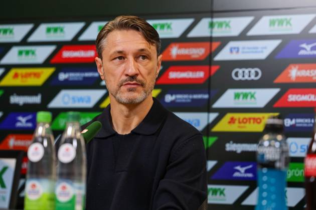 Niko Kovac (Borussia Dortmund, Cheftrainer) bei der Pressekonferenz nach dem Spiel, GER, FC Augsburg vs. Borussia Dortmund, Fussball, Bundesliga, 9. Spieltag, Saison 2025 2026, 31.10.2025, DFL DFB REGULATIONS PROHIBIT ANY USE OF PHOTOGRAPHS as IMAGE SEQUENCES and or QUASI-VIDEO, GER, FC Augsburg vs. Borussia Dortmund, Fussball, Bundesliga, 9. Spieltag, Saison 2025 2026, 31.10.2025 Augsburg Copyright: xEibner-Pressefoto JennixMaulx EP_JML