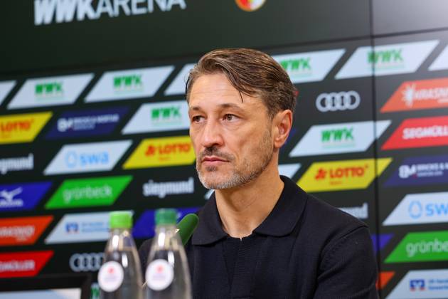 Niko Kovac (Borussia Dortmund, Cheftrainer) bei der Pressekonferenz nach dem Spiel, GER, FC Augsburg vs. Borussia Dortmund, Fussball, Bundesliga, 9. Spieltag, Saison 2025 2026, 31.10.2025, DFL DFB REGULATIONS PROHIBIT ANY USE OF PHOTOGRAPHS as IMAGE SEQUENCES and or QUASI-VIDEO, GER, FC Augsburg vs. Borussia Dortmund, Fussball, Bundesliga, 9. Spieltag, Saison 2025 2026, 31.10.2025 Augsburg Copyright: xEibner-Pressefoto JennixMaulx EP_JML