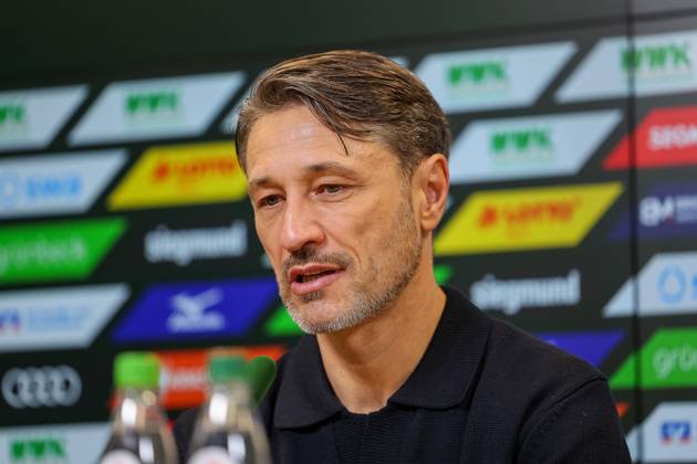 Niko Kovac (Borussia Dortmund, Cheftrainer) bei der Pressekonferenz nach dem Spiel, GER, FC Augsburg vs. Borussia Dortmund, Fussball, Bundesliga, 9. Spieltag, Saison 2025 2026, 31.10.2025, DFL DFB REGULATIONS PROHIBIT ANY USE OF PHOTOGRAPHS as IMAGE SEQUENCES and or QUASI-VIDEO, GER, FC Augsburg vs. Borussia Dortmund, Fussball, Bundesliga, 9. Spieltag, Saison 2025 2026, 31.10.2025 Augsburg Copyright: xEibner-Pressefoto JennixMaulx EP_JML