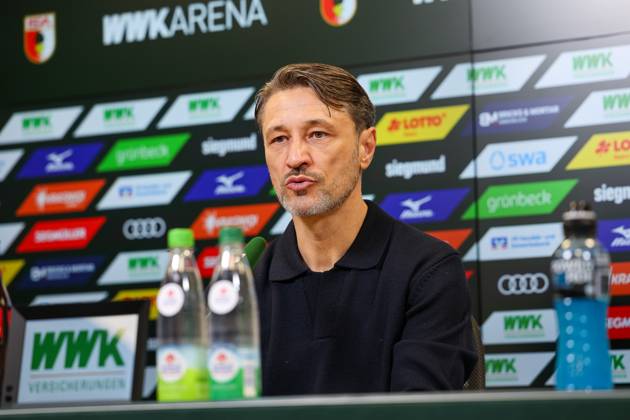 Niko Kovac (Borussia Dortmund, Cheftrainer) bei der Pressekonferenz nach dem Spiel, GER, FC Augsburg vs. Borussia Dortmund, Fussball, Bundesliga, 9. Spieltag, Saison 2025 2026, 31.10.2025, DFL DFB REGULATIONS PROHIBIT ANY USE OF PHOTOGRAPHS as IMAGE SEQUENCES and or QUASI-VIDEO, GER, FC Augsburg vs. Borussia Dortmund, Fussball, Bundesliga, 9. Spieltag, Saison 2025 2026, 31.10.2025 Augsburg Copyright: xEibner-Pressefoto JennixMaulx EP_JML
