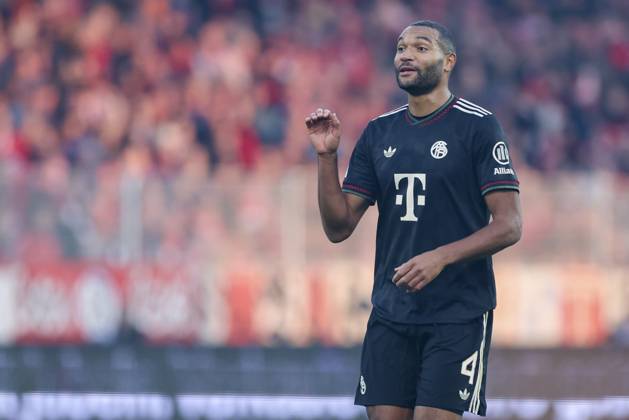 Jonathan Tah (FC Bayern Muenchen) gestikuliert, Bundesliga, 1. FC Union Berlin v FC Bayern München, Stadion An der Alten Försterei am 08. November 2025 in Berlin, Deutschland. (Foto von Marco Steinbrenner DeFodi Images) Jonathan Tah (FC Bayern Muenchen) gestures, Bundesliga, 1. FC Union Berlin v FC Bayern München, Stadion An der Alten Försterei, November 8, 2025 in Berlin, Germany. (Photo by Marco Steinbrenner DeFodi Images) DFL regulations prohibit any use of photographs as image sequences and or quasi-video. Jonathan Tah FC Bayern Muenchen gestures, Bundesliga, 1 FC Union Berlin v FC Bayern München, Stadion An der Alten Försterei, November 8, 2025 in Berlin, Germany Photo by Marco Steinbrenner DeFodi Images Jonathan Tah FC Bayern Muenchen gestures, Bundesliga, 1 FC Union Berlin v FC Bayern München, Stadion An der Alten Försterei, November 8, 2025 in Berlin, Germany Photo by Marco Steinbrenner DeFodi Images DFL regulations prohibit any use of photographs as image sequences and or quasi video