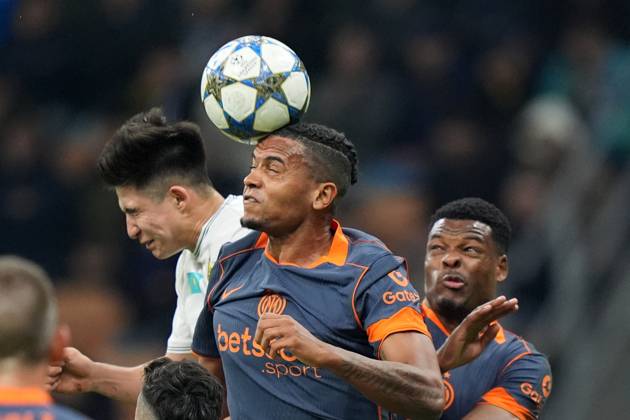 Inter Milan s Manuel Akanji during the Uefa Champions League soccer match between Inter and Kairat at the San Siro Stadium in Milan , north Italy - Wednesday , November 5 , 2025. - Soccer . Copyright: xSpada LaPressex