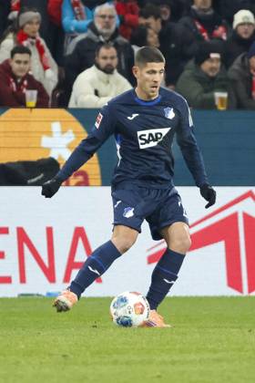 Andrej Kramaric (TSG Hoffenheim, 27) am Ball , Deutschland, Fussball, 1. Bundesliga, 11.Spieltag, 2025 2026, 1.FSV Mainz vs. TSG 1899 Hoffenheim, 21.11.2025, Mewa Arena, Mainz, Deutschland Mainz Mewa Arena Rheinland-Pfalz Deutschland Copyright: xGrantxHubbsx