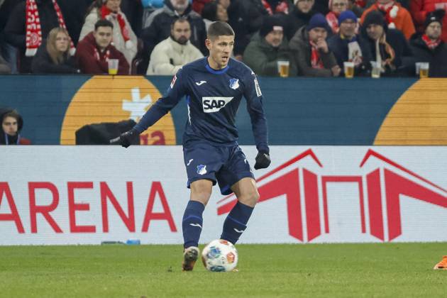 Andrej Kramaric (TSG Hoffenheim, 27) am Ball , Deutschland, Fussball, 1. Bundesliga, 11.Spieltag, 2025 2026, 1.FSV Mainz vs. TSG 1899 Hoffenheim, 21.11.2025, Mewa Arena, Mainz, Deutschland Mainz Mewa Arena Rheinland-Pfalz Deutschland Copyright: xGrantxHubbsx
