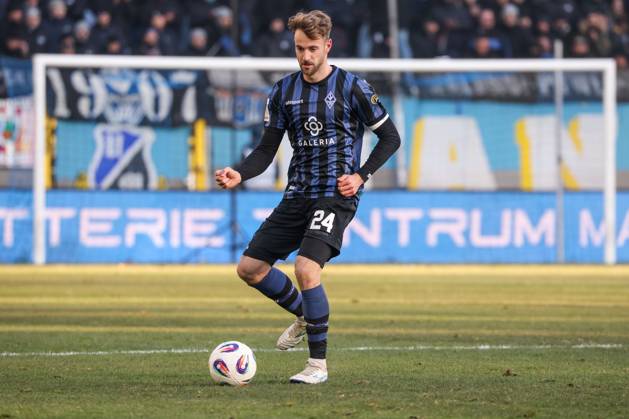 Lukas Klünter (SV Waldhof Mannheim, 24) Fussball: 3. Liga, 15. Spieltag, SV Waldhof Mannheim vs. SV Wehen Wiesbaden am 22.11.2025 in Mannheim (Carl-Benz-Stadion), Deutschland Mannheim Carl-Benz-Stadion Deutschland Copyright: xFranzxReindelx