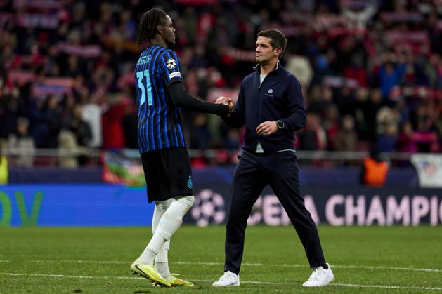 Cristian Chivu head coach of FC Internazionale Milano and Kristjan Asllani of FC Internazionale Milano during the UEFA Champions League match between Atletico de Madrid and FC Internazionale Milano on November 26, 2025. - 26 11 2025 - Spain Madrid Madrid - LGMx xLexPictorium LePictorium_0320141