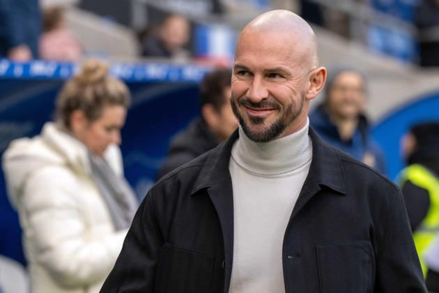 Trainer Christian Ilzer (TSG 1899 Hoffenheim). xettx, Deutschland, Sinsheim, 29.11.2025, Fussball, Bundesliga: TSG 1899 Hoffenheim vs FC Augsburg, Saison 2025 2026, 12. Spieltag, PreZero Arena DFL DFB REGULATIONS PROHIBIT ANY USE OF PHOTOGRAPHS AS IMAGE SEQUENCES AND OR QUASI-VIDEO.