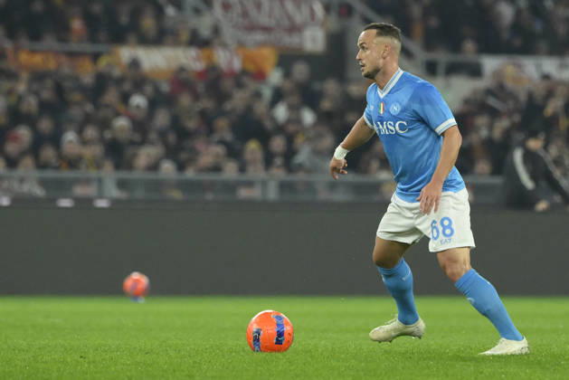 Napoli™s Stanislav Lobotka during the Serie A Enilive soccer match between AS Roma and SSC Napoli at the Rome s Olympic stadium, Italy - Sunday, November 30, 2025. - Soccer. Copyright: xFabrizioxCorradetti LaPressex
