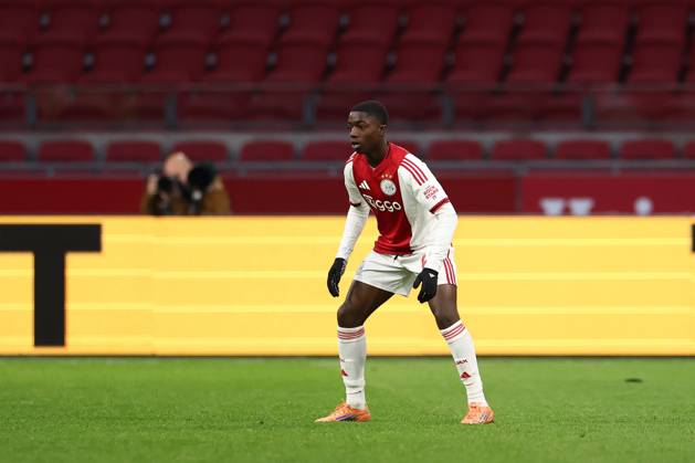 AMSTERDAM , 02-12-2025 , JohanCruyff Arena , season 2025 2026 , Dutch Eredivisie Football , match between Ajax and FC Groningen (replay) , Picture shows , Ajax player Pharell Nash Ajax - Groningen (replay) x32313307x Copyright: