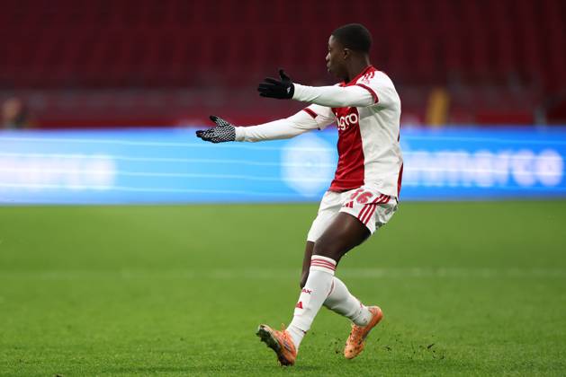 AMSTERDAM , 02-12-2025 , JohanCruyff Arena , season 2025 2026 , Dutch Eredivisie Football , match between Ajax and FC Groningen (replay) , Picture shows , Ajax player Pharell Nash Ajax - Groningen (replay) x32313308x Copyright: