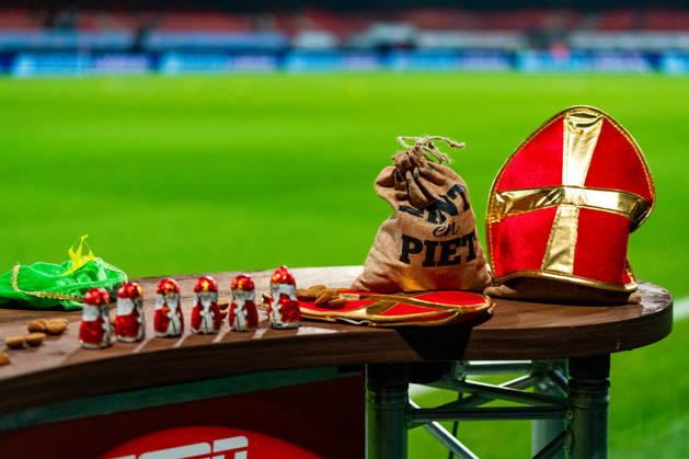 Eredivisie: Excelsior Rotterdam v FC Groningen Rotterdam - Sinterklaas at Stadion Woudestein during the fifteenth competition round of the 2025 2026 Eredivisie season. The match is set between Excelsior Rotterdam and FC Groningen at Stadion Woudestein on 5 December 2025 in Rotterdam, The Netherlands. (VK Sportphoto Danny de Groot) Copyright: xDannyxdexGrootx
