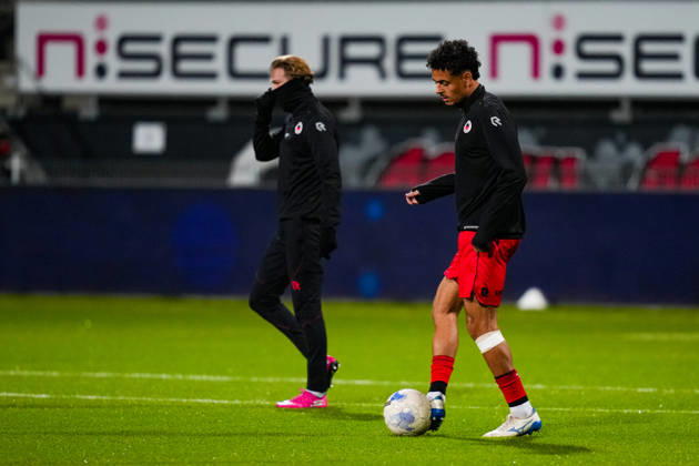 Eredivisie: Excelsior Rotterdam v FC Groningen Rotterdam - Ilias Bronkhorst of SBV Excelsior Rotterdam during the fifteenth competition round of the 2025 2026 Eredivisie season. The match is set between Excelsior Rotterdam and FC Groningen at Stadion Woudestein on 5 December 2025 in Rotterdam, The Netherlands. (VK Sportphoto Danny de Groot) Copyright: xDannyxdexGrootx