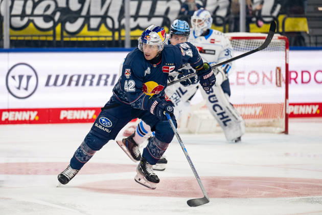Yasin Ehliz (EHC Red Bull Muenchen, 42) GER, EHC Red Bull Muenchen vs. ERC Ingolstadt, Eishockey, DEL, 25. Spieltag, Saison 2025 2026, 05.12.2025. GER, EHC Red Bull Muenchen vs. ERC Ingolstadt, Eishockey, DEL, 25. Spieltag, Saison 2025 2026, 05.12.2025. Muenchen Copyright: xEibner-Pressefoto HeikexFeinerx EP_HFR