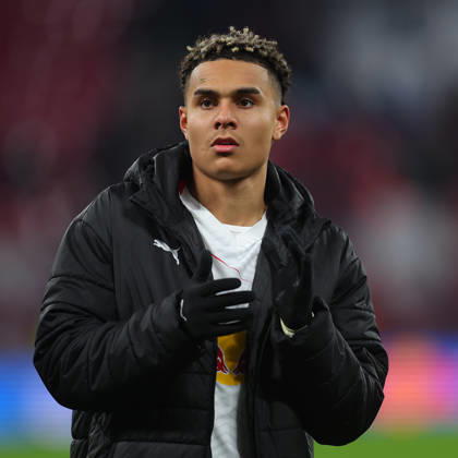 RB Leipzig - Frankfurt Bundesliga Leipzig, 06.12.2025, Red Bull Arena, Fußball, Männer, Saison 2025 2026, 1. Bundesliga, 13. Spieltag, RB Leipzig - Eintracht Frankfurt 6:0 (2:0) , Im Bild: Antonio Nusa (7, RB Leipzig) ,
