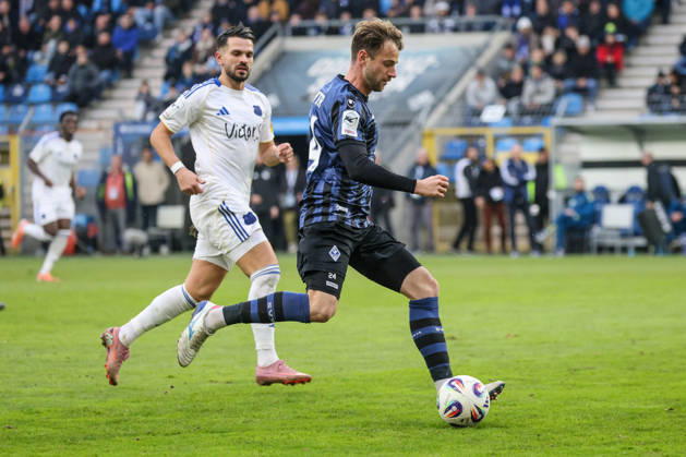 Lukas Klünter (SV Waldhof Mannheim, 24) Fussball: 3. Liga, 17. Spieltag, SV Waldhof Mannheim vs. 1. FC Saarbrücken am 07.12.2025 in Mannheim (Carl-Benz-Stadion), Deutschland Mannheim Carl-Benz-Stadion Deutschland Copyright: xFranzxReindelx