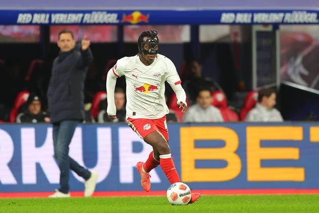 RB Leipzig - Frankfurt Bundesliga Leipzig, 06.12.2025, Red Bull Arena, Fußball, Männer, Saison 2025 2026, 1. Bundesliga, 13. Spieltag, RB Leipzig - Eintracht Frankfurt 6:0 (2:0) , Im Bild: Yan Diomande (49, RB Leipzig) ,