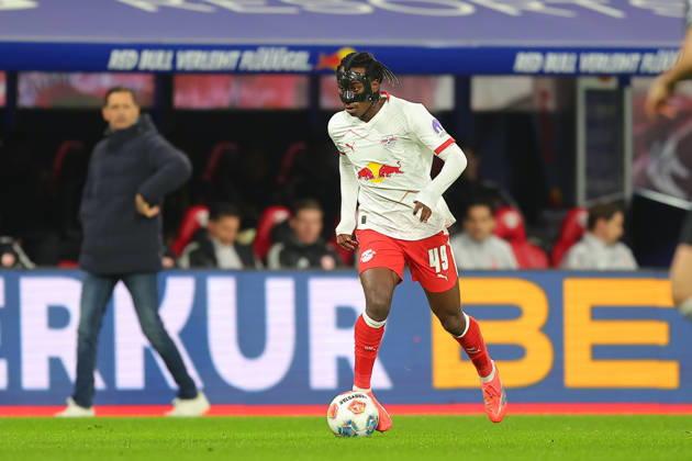 RB Leipzig - Frankfurt Bundesliga Leipzig, 06.12.2025, Red Bull Arena, Fußball, Männer, Saison 2025 2026, 1. Bundesliga, 13. Spieltag, RB Leipzig - Eintracht Frankfurt 6:0 (2:0) , Im Bild: Yan Diomande (49, RB Leipzig) ,