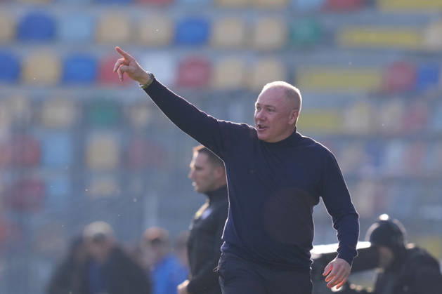 Frosinone s head coach Massimiliano Alvini during the Serie BKT soccer match between Frosinone and Juve Stabia at the Frosinone Benito Stirpe stadium, Italy - Saturday, December 8, 2025 - Soccer ( Photo by Alfredo Falcone LaPresse ) Copyright: xAlfredoxFalcone LaPressex