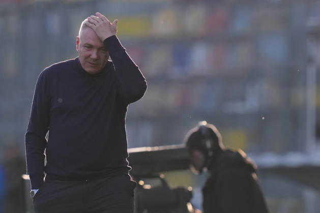 Frosinone s head coach Massimiliano Alvini during the Serie BKT soccer match between Frosinone and Juve Stabia at the Frosinone Benito Stirpe stadium, Italy - Saturday, December 8, 2025 - Soccer ( Photo by Alfredo Falcone LaPresse ) Copyright: xAlfredoxFalcone LaPressex