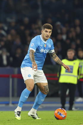 Napoli™s Giovanni Di Lorenzo during the Serie A soccer match between Napoli and Juventus at the Diego Armando Maradona Stadium in Naples, southern italy - Saturday , December 07 , 2025. - Soccer . Copyright: xAlessandroxGarofalo LaPressex