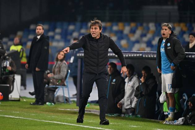 Foto IPP Felice De Martino Napoli 07 12 2025 Calcio Campionato serie A 2025-2026 Napoli - Juventus Nella foto: Antonio Conte Italy Photo Press World Copyright Napoli italy Italia ITALY Copyright: xR4924_italyphotopressx
