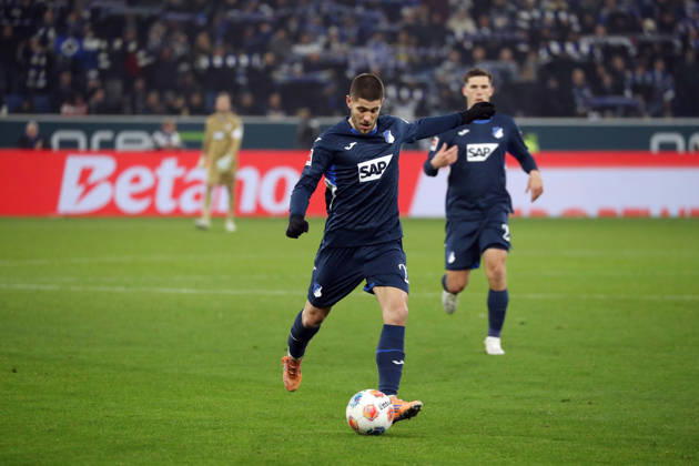 13.12.25 TSG 1899 Hoffenheim - Hamburger SV Deutschland, Sinsheim, 13.12.2025, Fussball, Bundesliga, Saison 2025 2026, TSG 1899 Hoffenheim - Hamburger SV: Andrej Kramaric (TSG 1899 Hoffenheim).