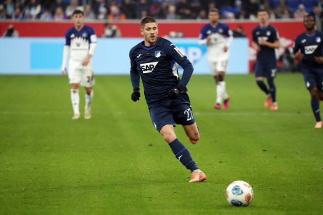 13.12.25 TSG 1899 Hoffenheim - Hamburger SV Deutschland, Sinsheim, 13.12.2025, Fussball, Bundesliga, Saison 2025 2026, TSG 1899 Hoffenheim - Hamburger SV: Andrej Kramaric (TSG 1899 Hoffenheim).