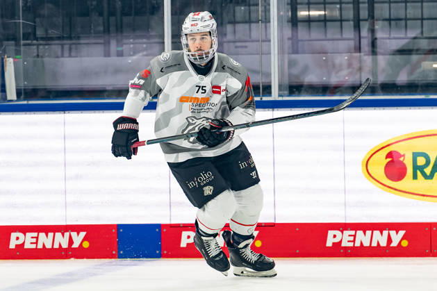 Samuel Dove-McFalls (Nuernberg Ice Tigers, 75) beim Warmup GER, EHC Red Bull Muenchen vs. Nuernberg Ice Tigers, Eishockey, DEL, 28. Spieltag, Saison 2025 2026, 14.12.2025. GER, EHC Red Bull Muenchen vs. Nuernberg Ice Tigers, Eishockey, DEL, 28. Spieltag, Saison 2025 2026, 14.12.2025. Muenchen Copyright: xEibner-Pressefoto HeikexFeinerx EP_HFR